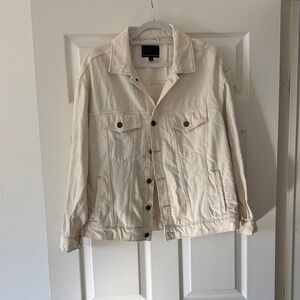 Cream Jean Jacket